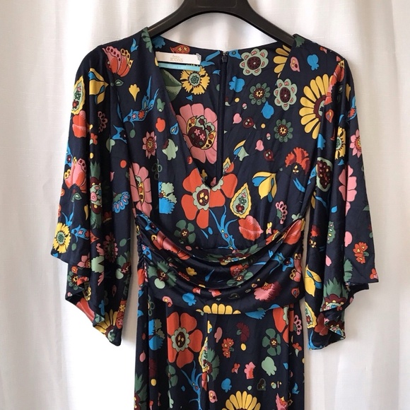 Boden Icons Evelyn Jumpsuit Us Size 2 Blue Floral - Picture 2 of 15